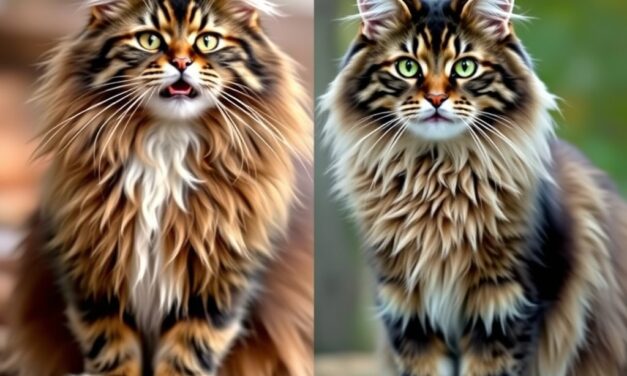 Maine Coon czy kot norweski leśny – porównanie charakteru, aktywności, zdrowia i pielęgnacji